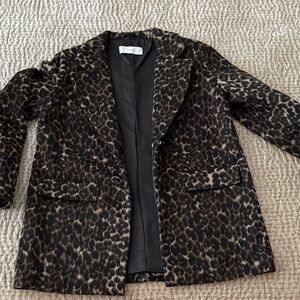T - Tahari - New Leopard Print Women's Jacket - L